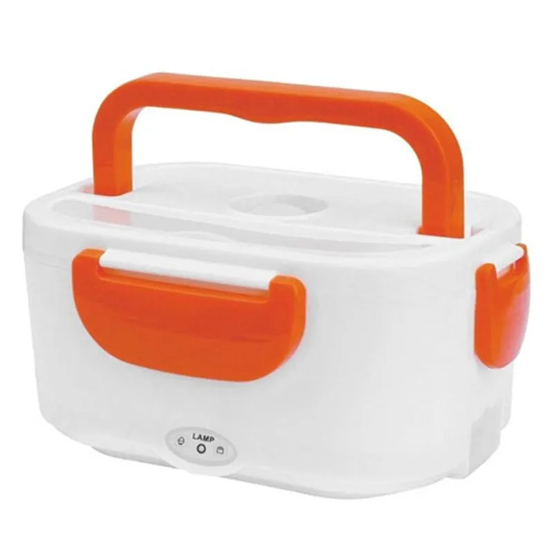 Electric Heating Lunch Box with Spoon Food Container Auto Car Rice Warmer For School Office Home Dinnerware | Дом и сад