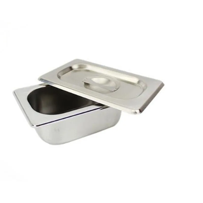 Металлический алюминиевый Bain Marie 7L Варенье Еда Пан буфет теплее вставки льда соус