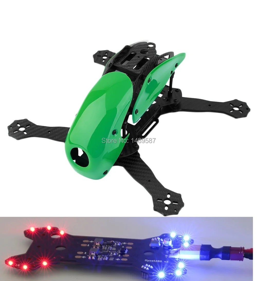 Robocat 270 270mm 4-Axis carbon fiber Racing Mini Quadcopter Frame with PDB Power Distribution Board w/ XT60 plug | Игрушки и хобби