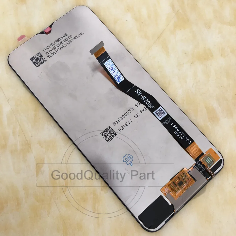 6.3&quotNew For Samsung Galaxy M205 LCD Display Touch Screen Digitizer Assembly 100% test M20 SM-M205 M205F M205G/DS lcd | Мобильные
