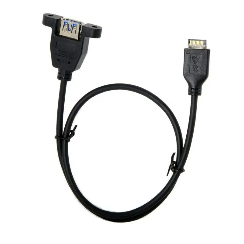USB 3 1 Разъем передней панели для 0 типа A Женский удлинитель 50 см Тип крепления