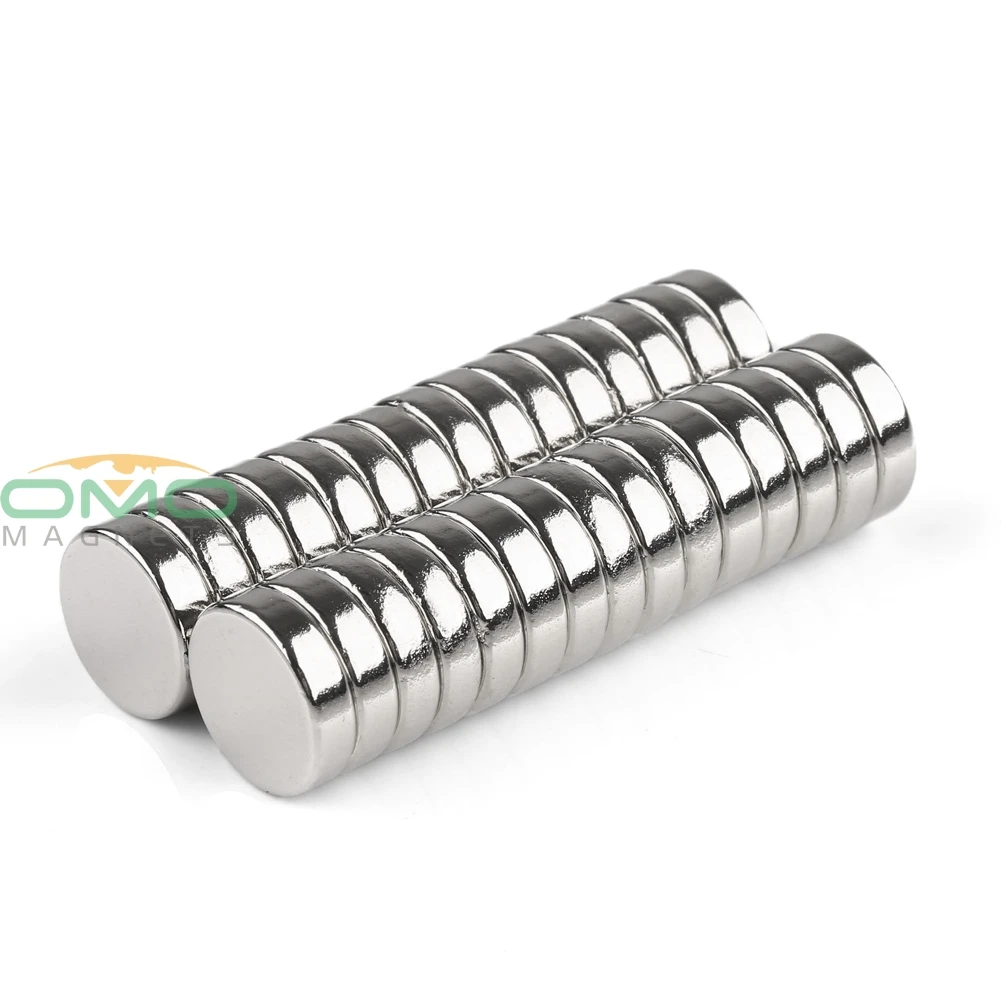OMO Magnetics 30 шт. N50 Супер Сильные круглые дисковые цилиндрические Магниты