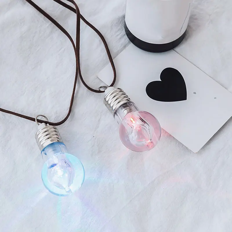 Новый светодиодный Кулон в Корейском стиле хип хоп кожаное ожерелье 88 QL