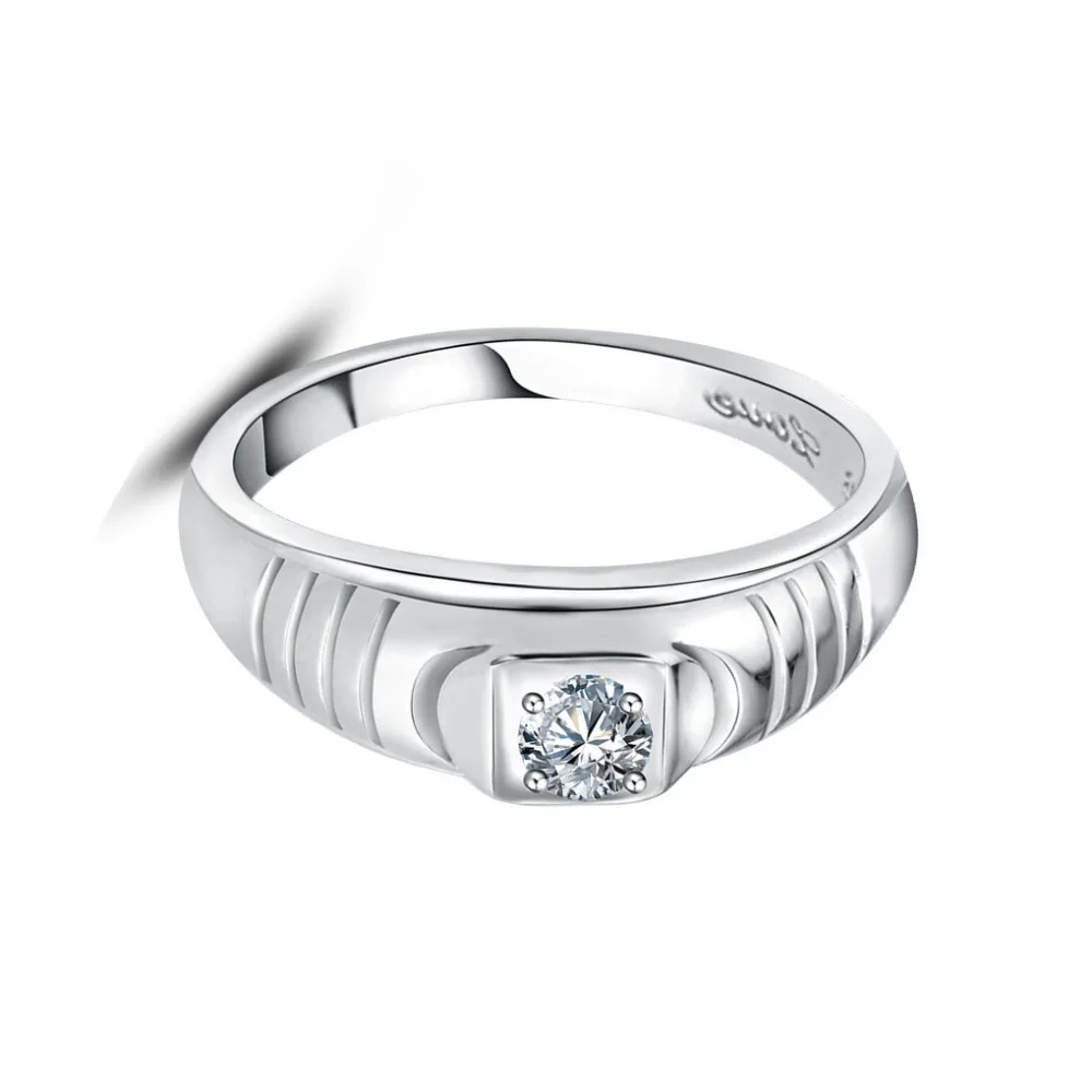 2018 Original Solid 925 Silver Men Ring High Polished Engagement AAA Wedding Jewelry R11 | Украшения и аксессуары
