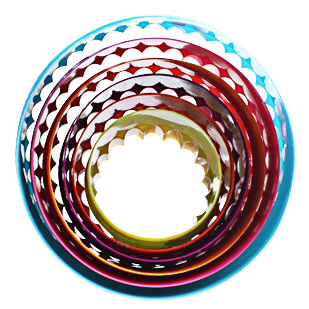 5 * DIY помадка для бисквита форма выпечки резак края в форме печенья делая