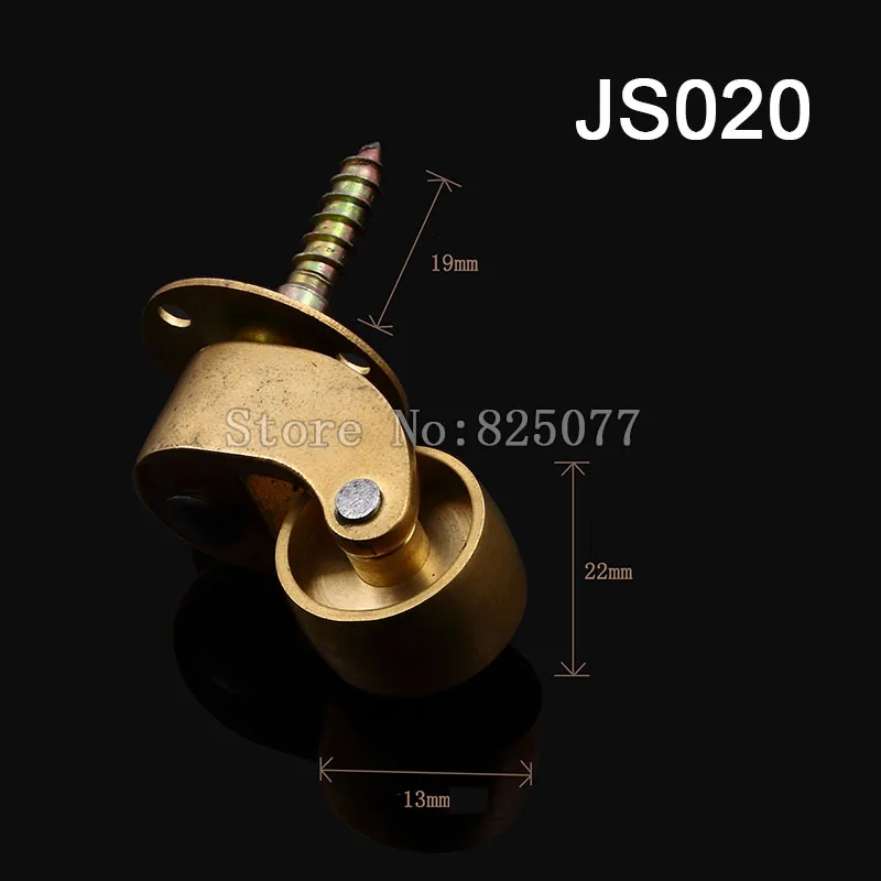 

4PCS European antique copper pulleys sofa wheel furniture swivel chair universal wheel KF1018