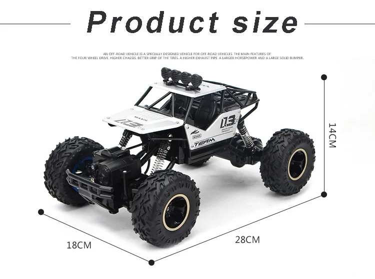 4WD электрический автомобиль RC автомобиль Bigfoot автомобиль 1/12 Багги 2,4G Радиоуправляемый автомобиль двойной мотор Высокоскоростной грузовик внедорожник игрушки подарок