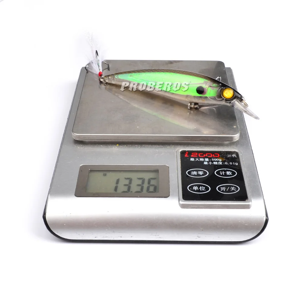 1 шт. пластиковые рыболовные приманки в виде гольяна жесткие Троллинговые