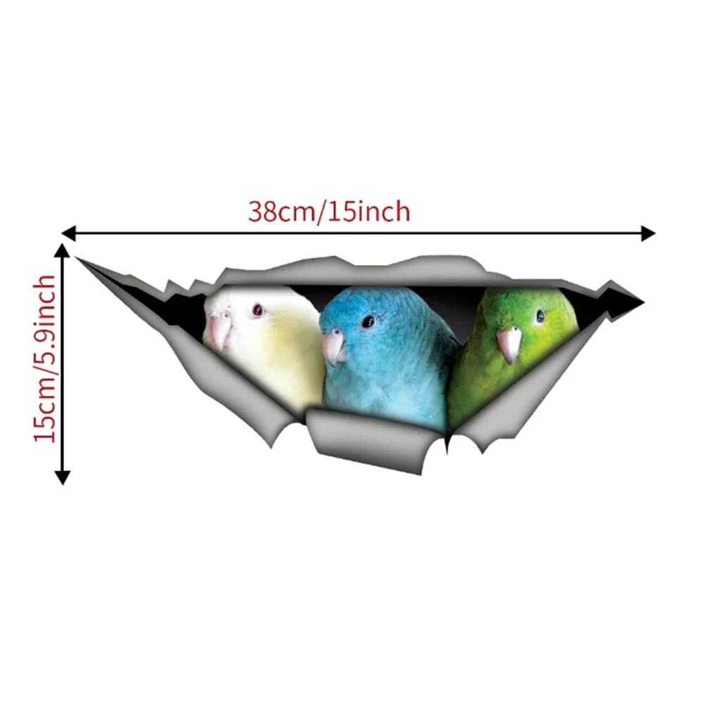 Обои ПВХ попугай настенное украшение стикер s спальня креативная наклейка на