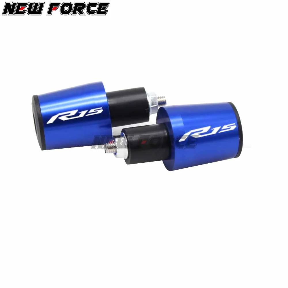 

CNC 22MM Handlebar Grips Handle Bar Cap End Plugs For YAMAHA R15 indian version 2011-2014