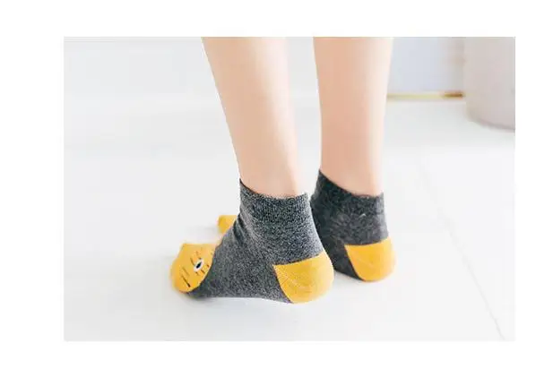 5 пар/лот, новые модные женские Носки с рисунком, корейские носки с котом, цветные носки, повседневные хлопковые носки harajuku happy socks for christmas