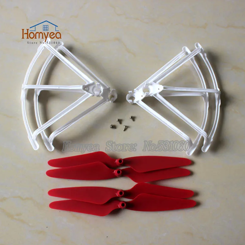 Hubsan X4 H502E H502S H502T H507A H216A Квадрокоптер RC Дрон запасные части 4 шт. пропеллер лезвие +