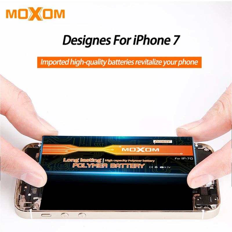 Аккумулятор для телефона MOXOM iPhone 7G 1960 мАч аккумуляторы большой емкости сменная