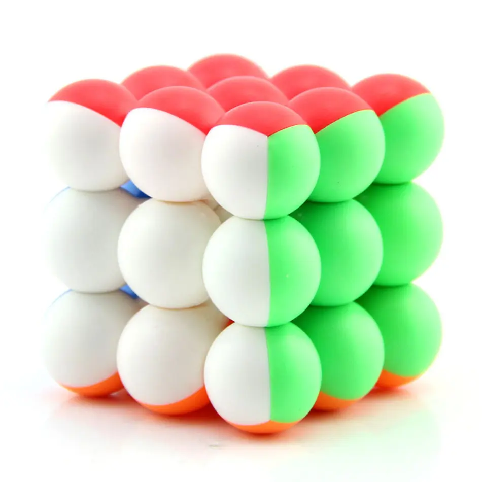 

YJ 3x3 Cube 3x3x3 Beads Magic Cube 3Layers Stickerless Ball Speed Magic Cube Professional Puzzle Toys For Children Kids Gift Toy