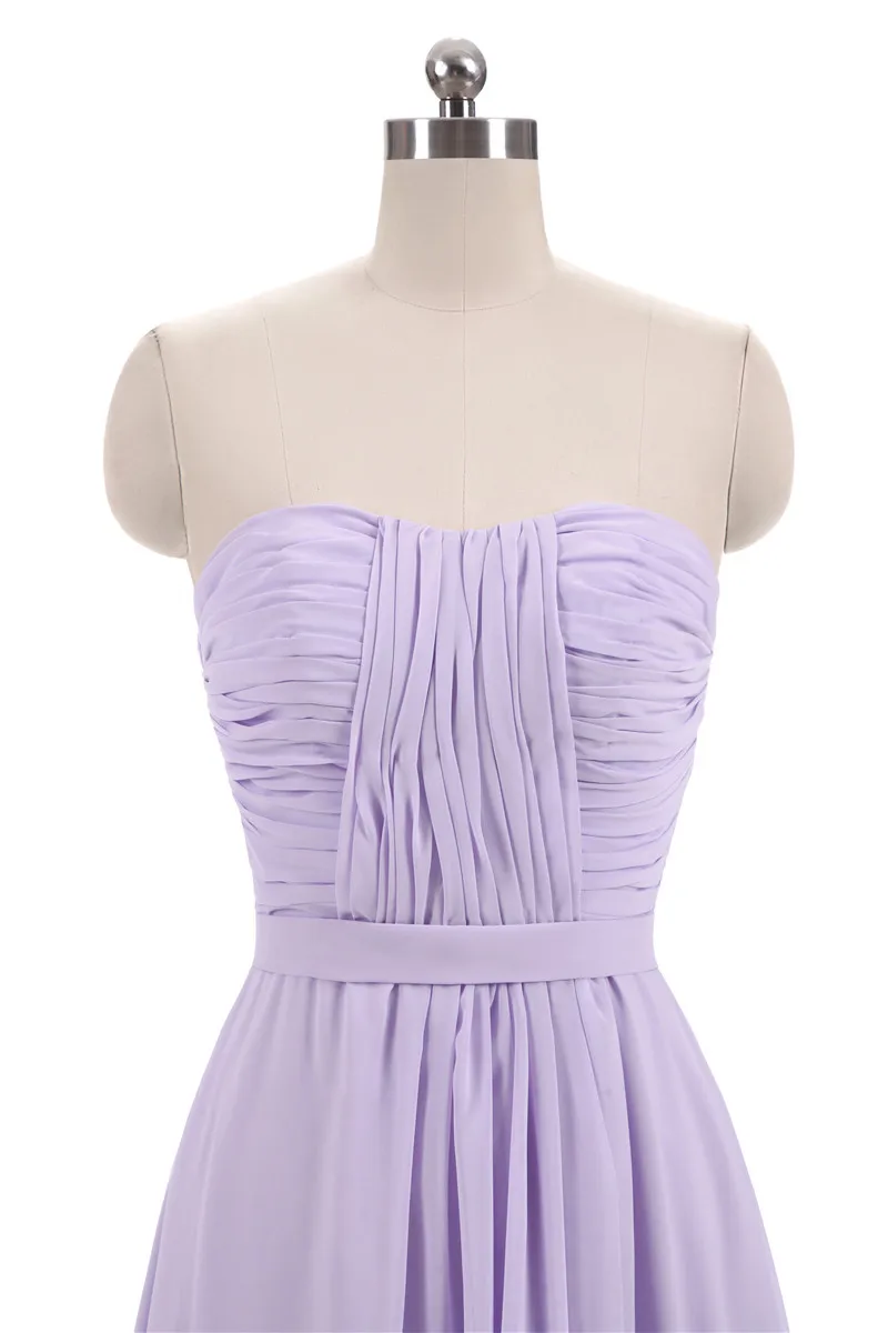 Gardlilac Лавандовое розовое длинное платье подружки невесты шифоновое