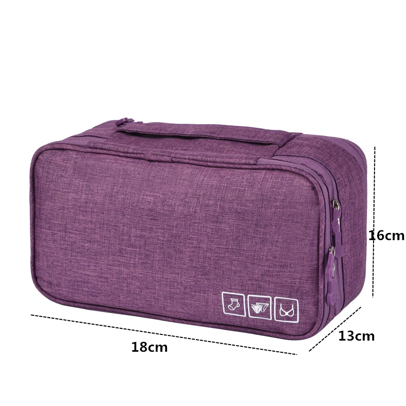 

RUPUTIN Portable Bra Underwear Socks Bag Waterproof Travel Cosmetic Cases Large Capacity Makeup Organizer Clothes Finishing Bags