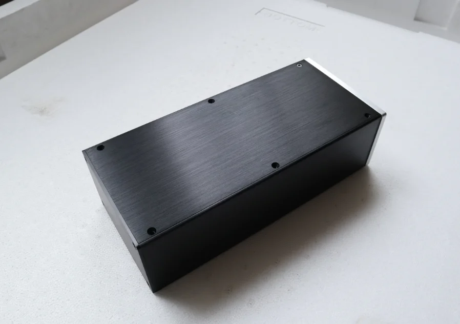 

ZEROZONE DIY Full Aluminum amp Enclosure preamp case/ PSU chassis 140*90*308mm L7-14