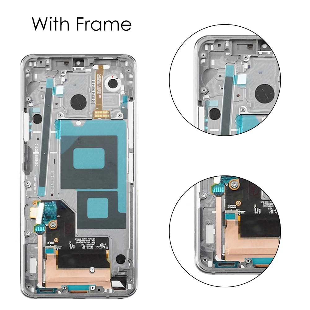 6 1 дюймовый ЖК дисплей для LG G7 дигитайзер сенсорного экрана с рамкой ThinQ G710 G710EM G710PM