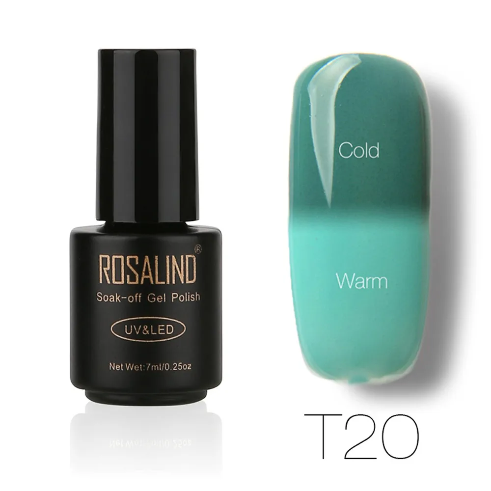 ROSALIND отмачиваемый лак для ногтей Цветной Гель УФ светодиодный Оптовая Продажа 2019