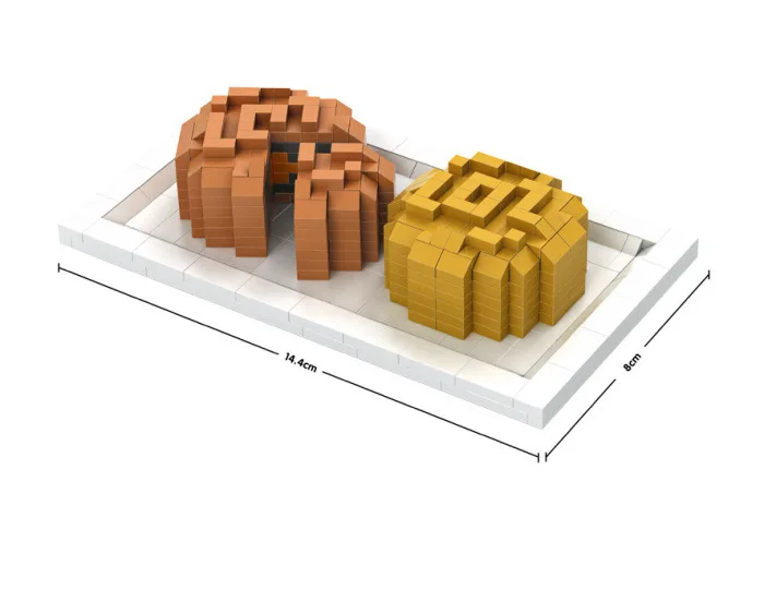 LOZ Diamant блоков Пиксели Mooncake ансамбль РАООС Chine середины осени печенье Modele Delicieux