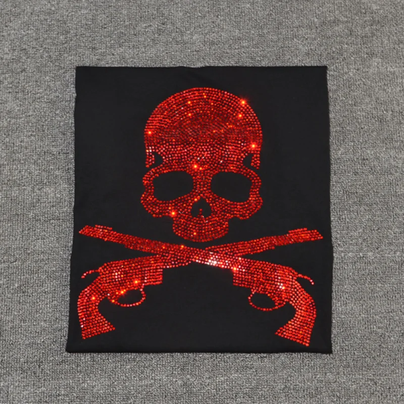 Женская летняя футболка с коротким рукавом и принтом черепа | одежда