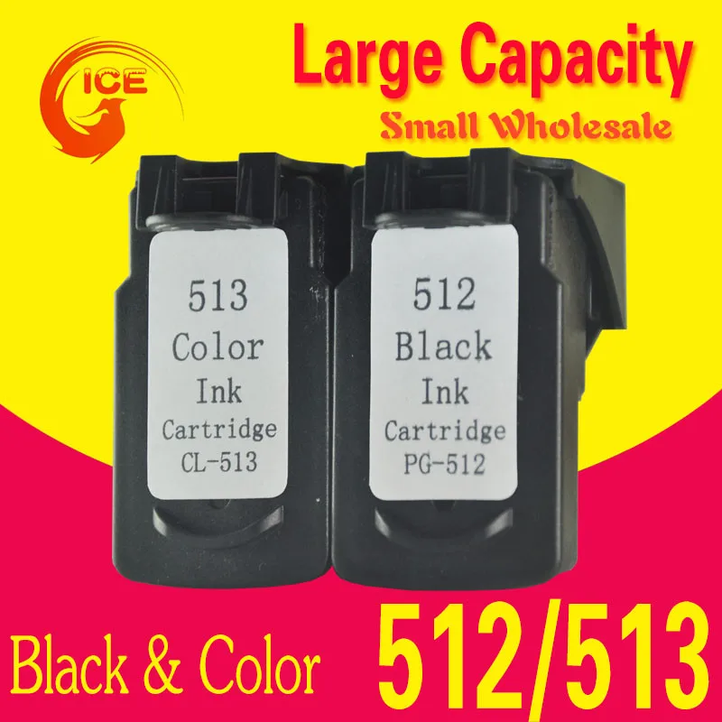 PG 512 CL 513 черный цветной чернильный картридж совместимый с Canon PG510 XL|ink cartridge|pg 512cl |