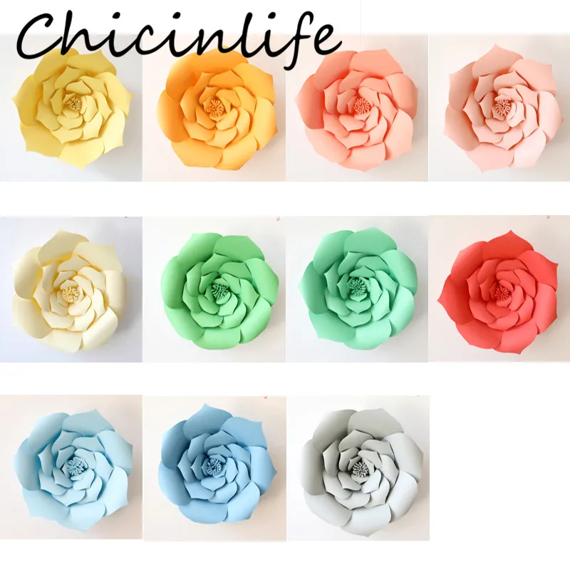 Chicinlife 1 шт. 30 см/40 см DIY Искусственные бумажные цветы фон свадебный душ декор для вечеринки в честь Дня Рождения украшения на свадьбу