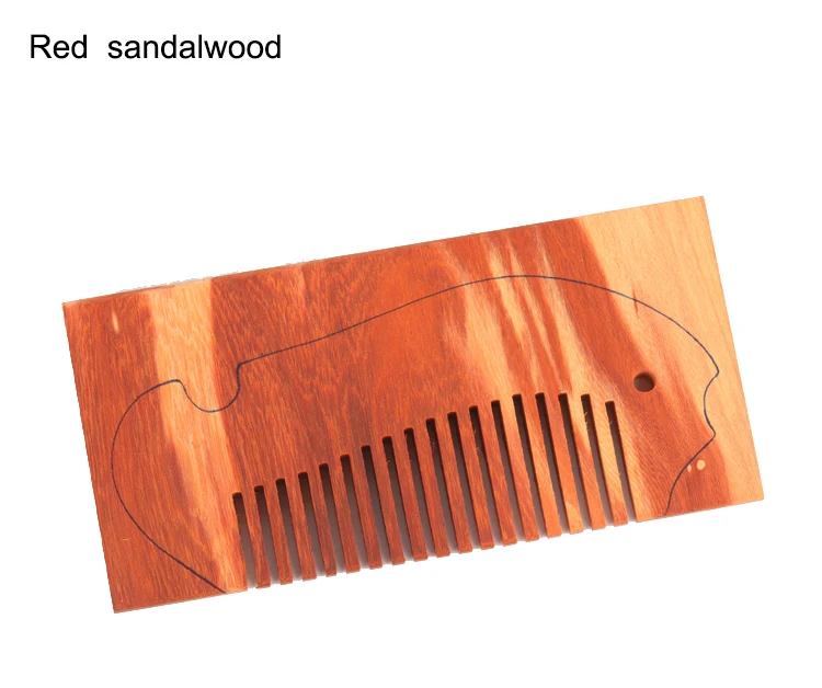 Woodworking crafts art Semi-finished DIY Massage comb Girl gift Red/Green/black sandalwood | Инструменты