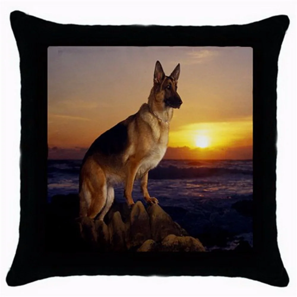 Пособия по немецкому языку овчарки подушки Чехлы для собак Подушка Чехол черного