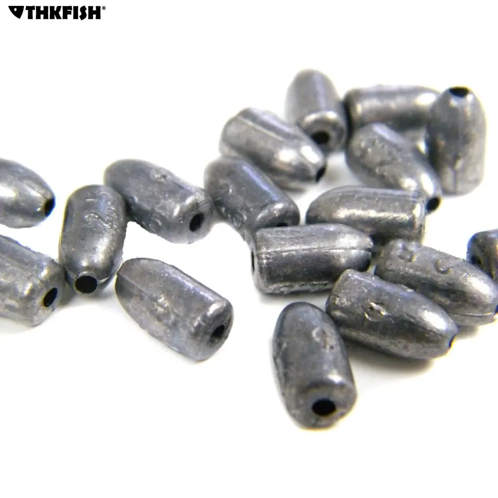 THKFISH 100 шт 2 5g 10 мм свинцовые грузила для рыбалки грузило высокое качество