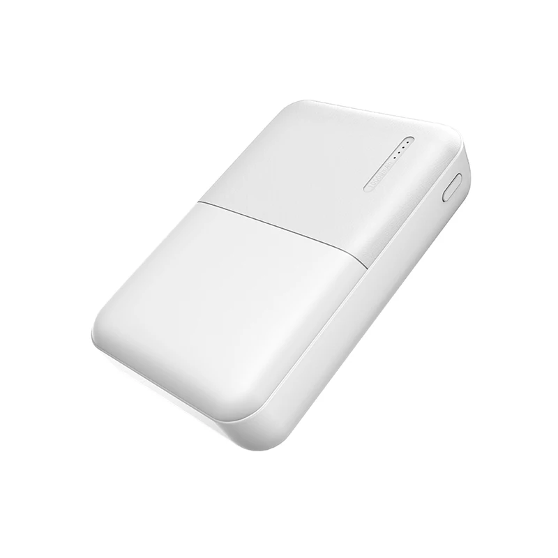 White 10000mah A.S 10000 мАч mi ni power Bank, Внешнее зарядное устройство, портативное зарядное устройство, два USB power bank для iPhone Xiaomi mi, huawei power bank - Цвет: White 10000mah