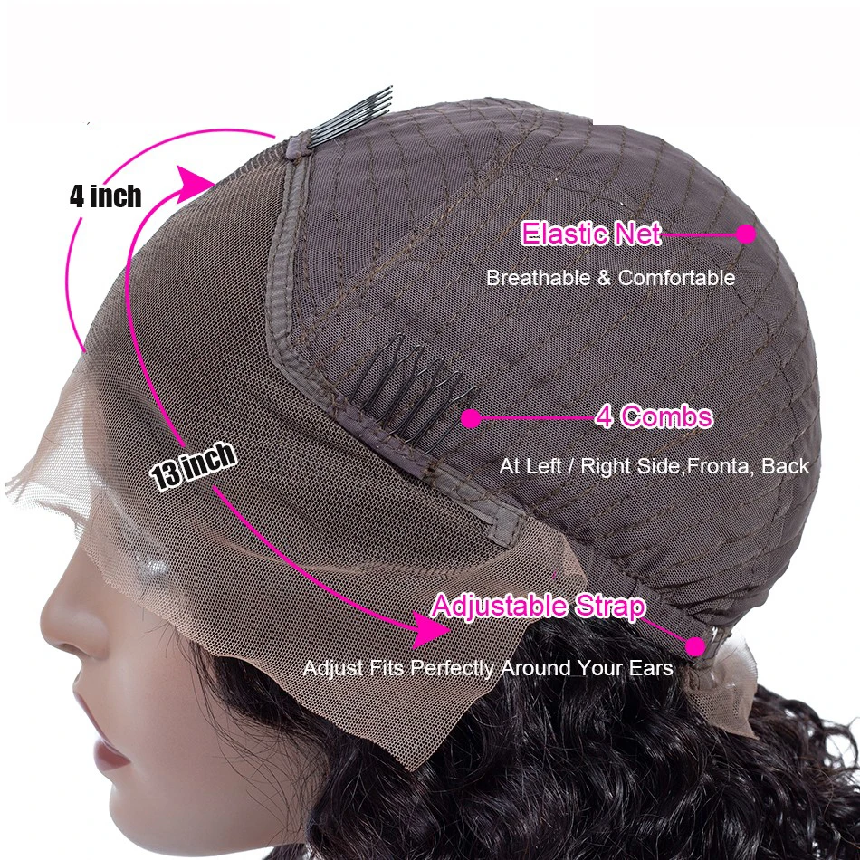 Парики из натуральных волос на кружевной основе с волосами младенца для черных