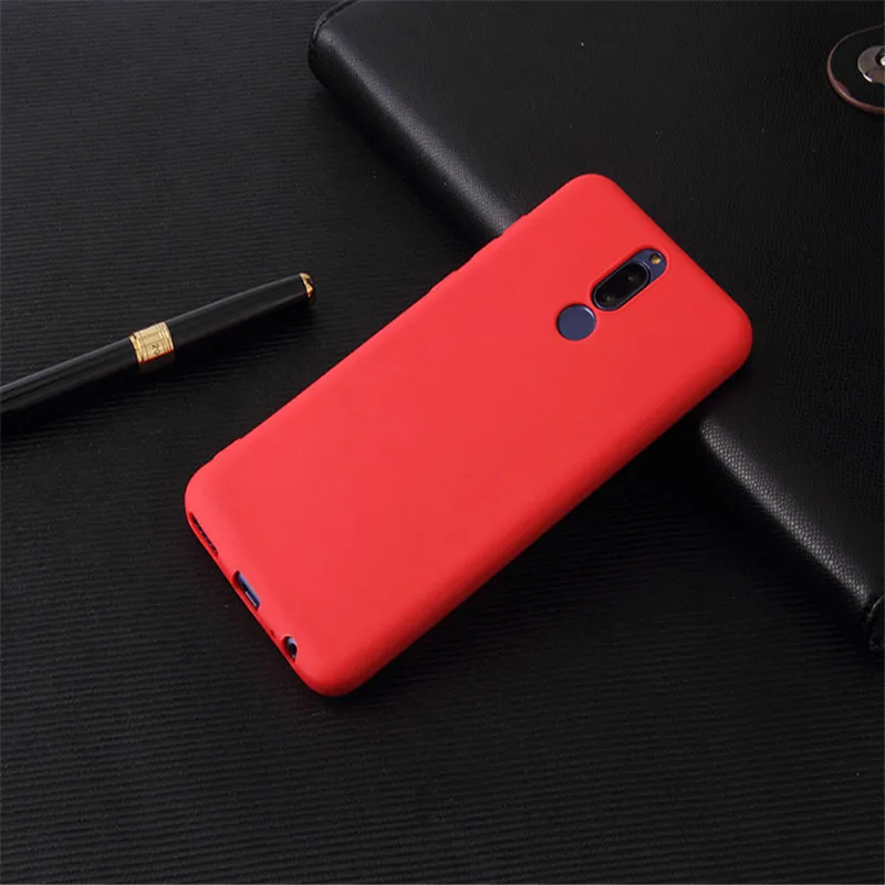 Coque For Case On Huawei Mate 10 Lite Cases Nova 2i Back Soft TPU Silicone Protector Black Blue Pink Matte Shockproof | Мобильные