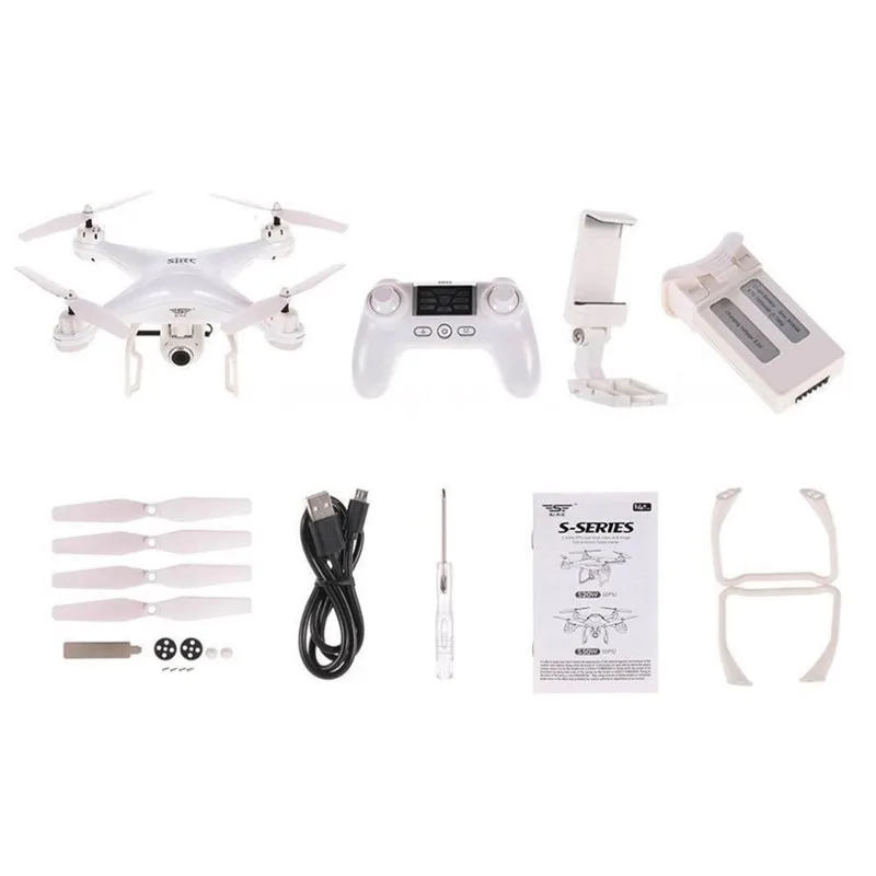 HD 720 P/1080 P S20W Wi Fi FPV RC камера Дрон Безголовый режим авто возврат Взлет/посадка Hover GPS