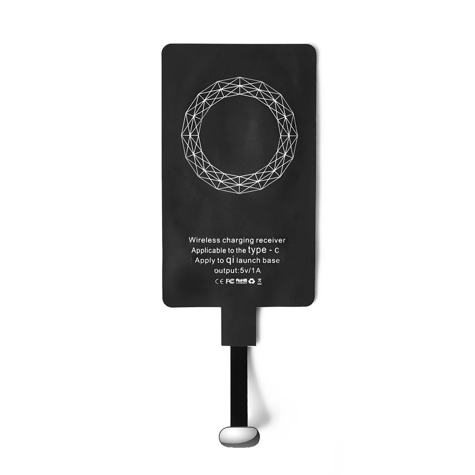 Type-C CHOETECH usb type-C ультра тонкий беспроводной зарядный приемник патч-модуль чип для LG G5/Nexus 5X зарядное устройство для мобильного телефона - Тип штекера: Type-C