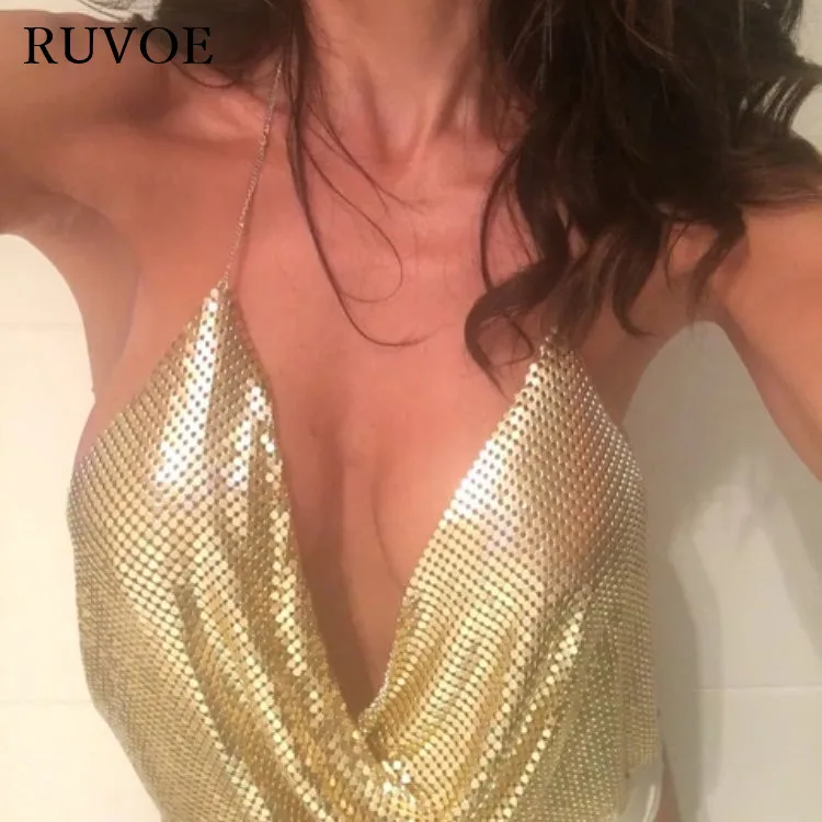 Женский укороченный топ без рукавов вечерние топы золотистого цвета с