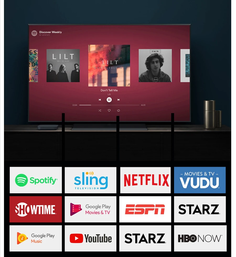 Глобальная оригинальная Xiaomi mi коробка S 4K HDR Android tv 8,1 mi Box 2G 8G wifi Google Cast Netflix телеприставка mi Box 4 медиаплеер