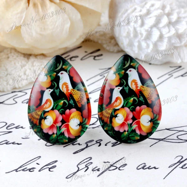 10 шт. 13x18 мм 18x25 ручная работа стеклянные бусины кабошон сделай сам для установки