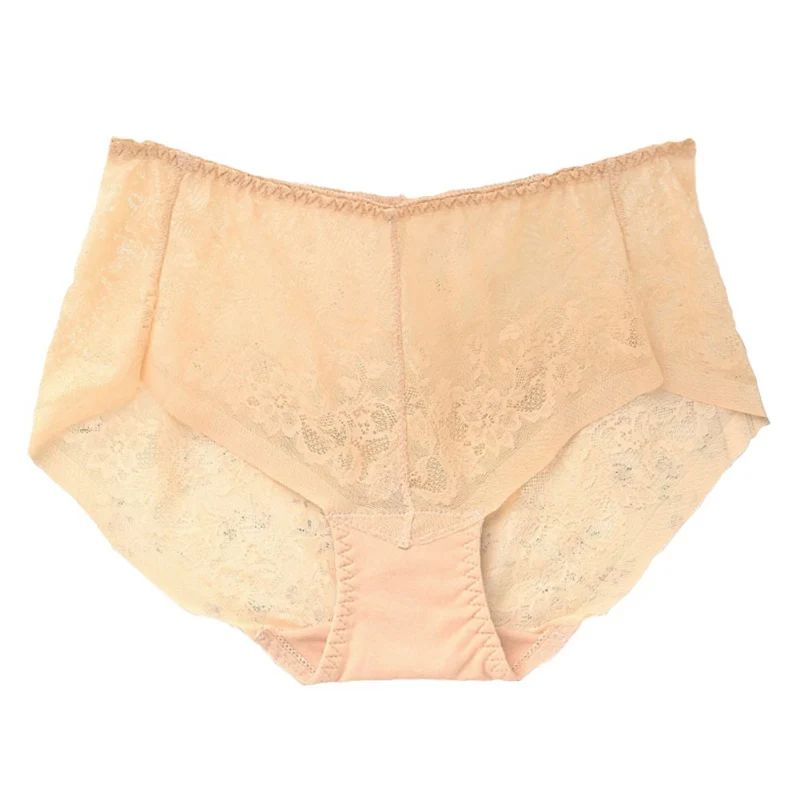 Сексуальные кружевные открытые трусы высококачественные хлопковые со средней