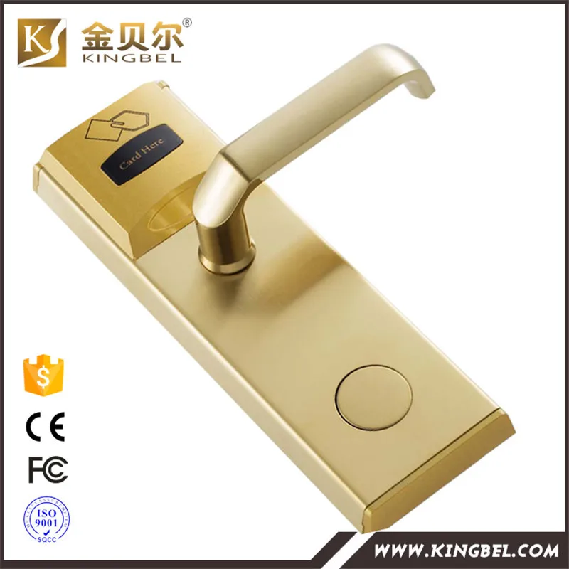 Беспроводной Радиочастотный цифровой дверной замок с считывателем карт|hotel door