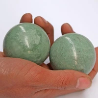 natural jade fitness ball handball green true jasper health care massage elderly hand turn wrist massager finger massageador