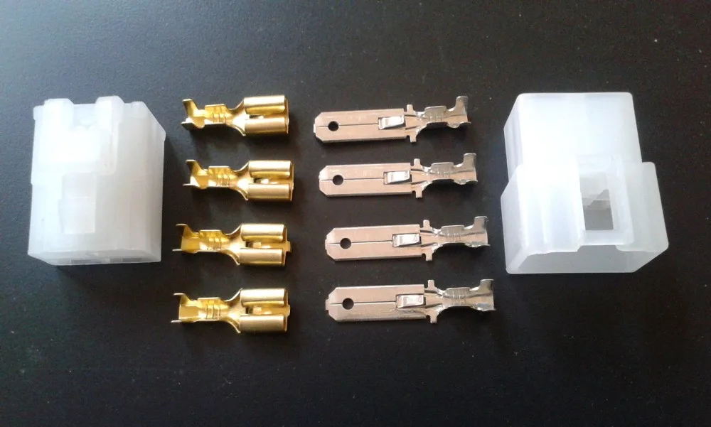 6 3 мм 4-контактный Электрический мульти разъем Клеммный блок 10 комплектов |