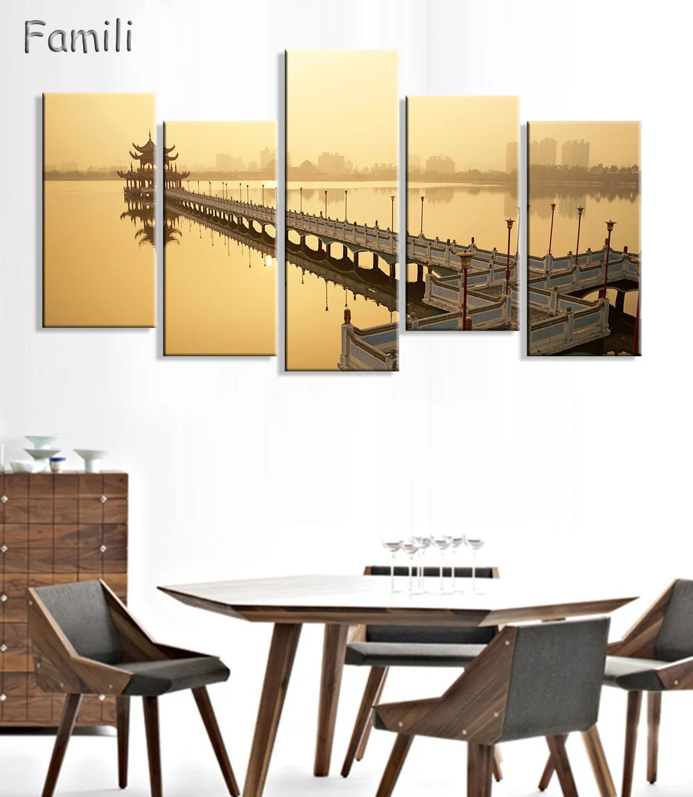 5 панельных фотографий в китайском стиле|the paintings|canvas paintingcanvas picture |