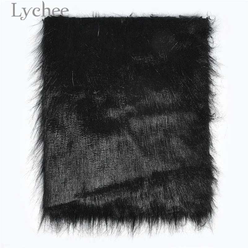 Плюшевая игрушечная ткань Lychee Life 50 см x 175 высококачественная из искусственного