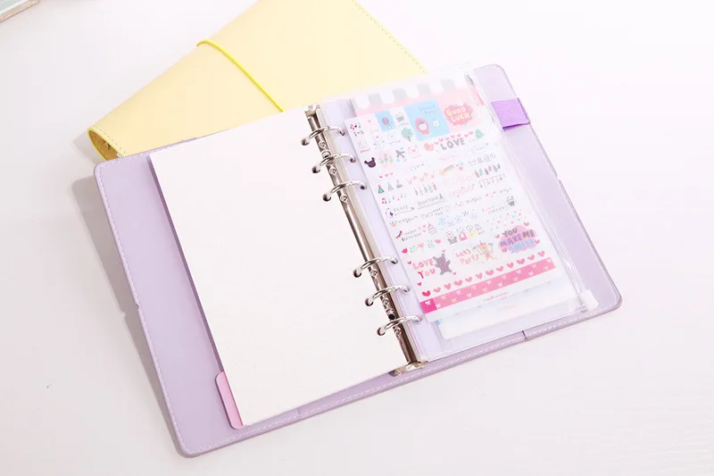 Милые спиральные блокноты канцелярские товары, тонкий офис школы Личная программа Органайзер/связующий дневник еженедельник подарок А6
