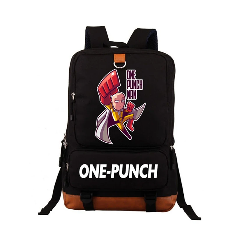 Рюкзак с принтом японского аниме ONE PUNCH MAN Saitama школьный рюкзак для косплея