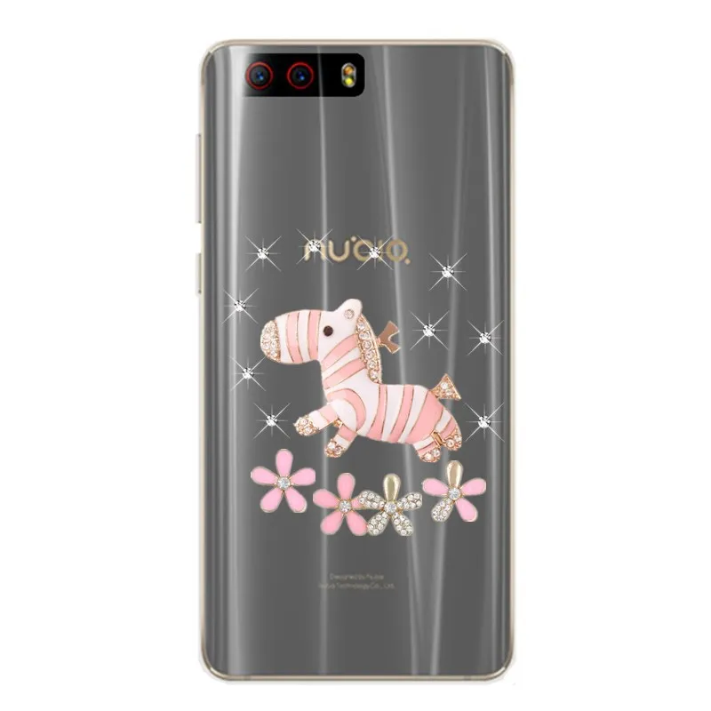 Nubia Z17 mini s 3D чехол со стразами для ZTE N3 N2 M2 lite N1 Axon 7s 7 Max min coque |