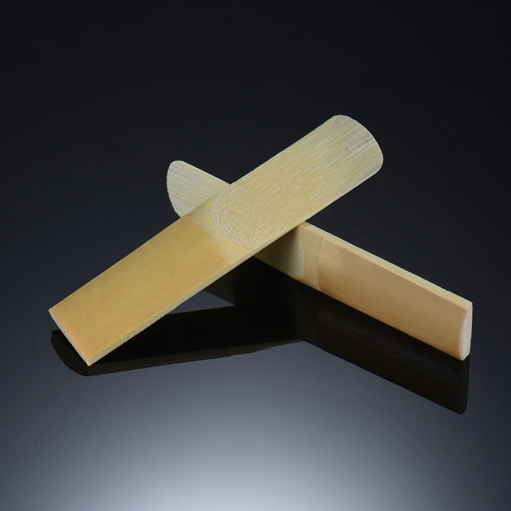 10pcs/ Box Saxophone Reeds Normal Level Bb Soprano Saxophone Sax Reeds Strength 2.0/ 2.5/ 3.0 Woodwind Instrument Parts
