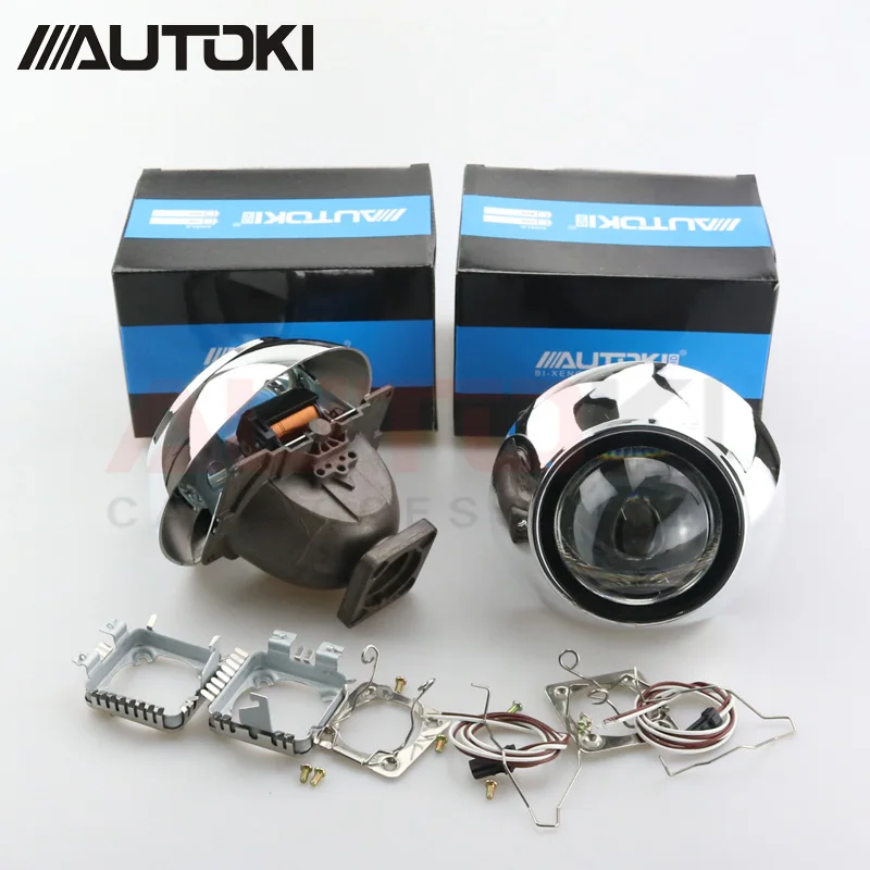 Autoki автомобили Koito Q5 объектив проектора для фар 3 0 дюймов HID би ксеноновая лампа +