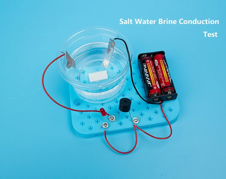 DIY тест на рассол детские игрушки стержень соленой воды научная помощь обучающая
